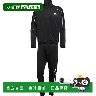 日本直邮adidas 运动套装 男款 上下装 训练服 黑色 JN1817