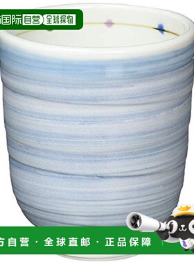 【日本直邮】Saikaitoki西海陶器 彩色波点轻量茶杯 大 蓝 14779