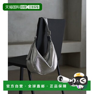 1h可退 日本直邮官方授权 russet 《・银色》［］软皮圆形肩背包