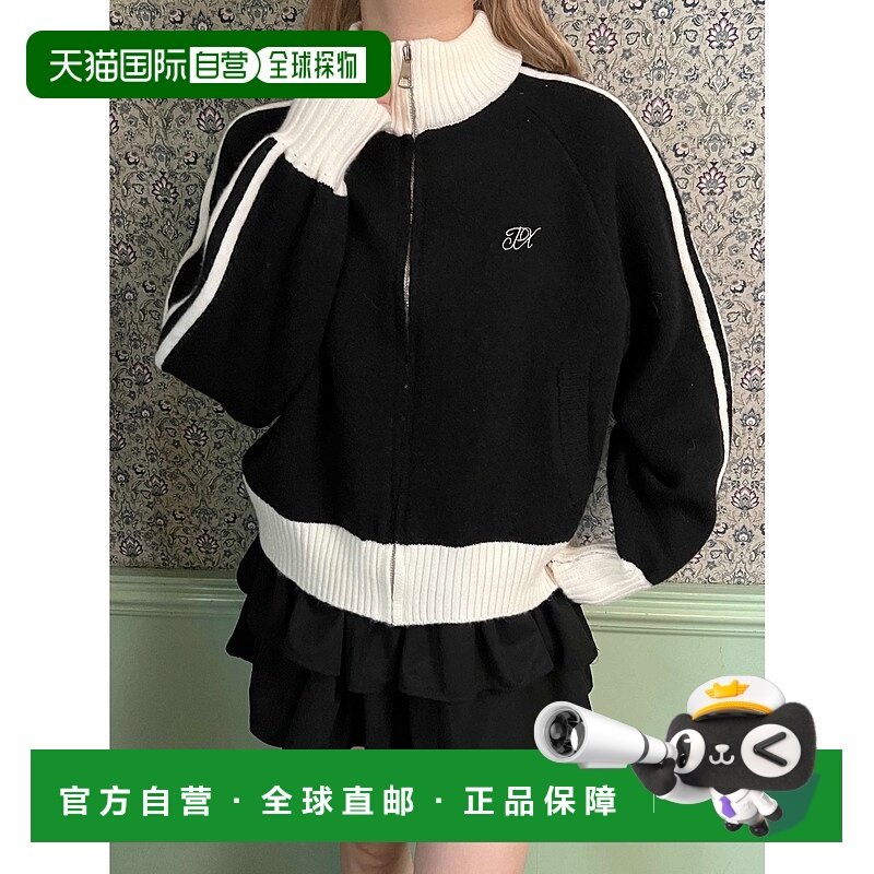 1h可退 日本直邮PHILLY 女装 双拉链设计 针织开衫 复古运动风 PW