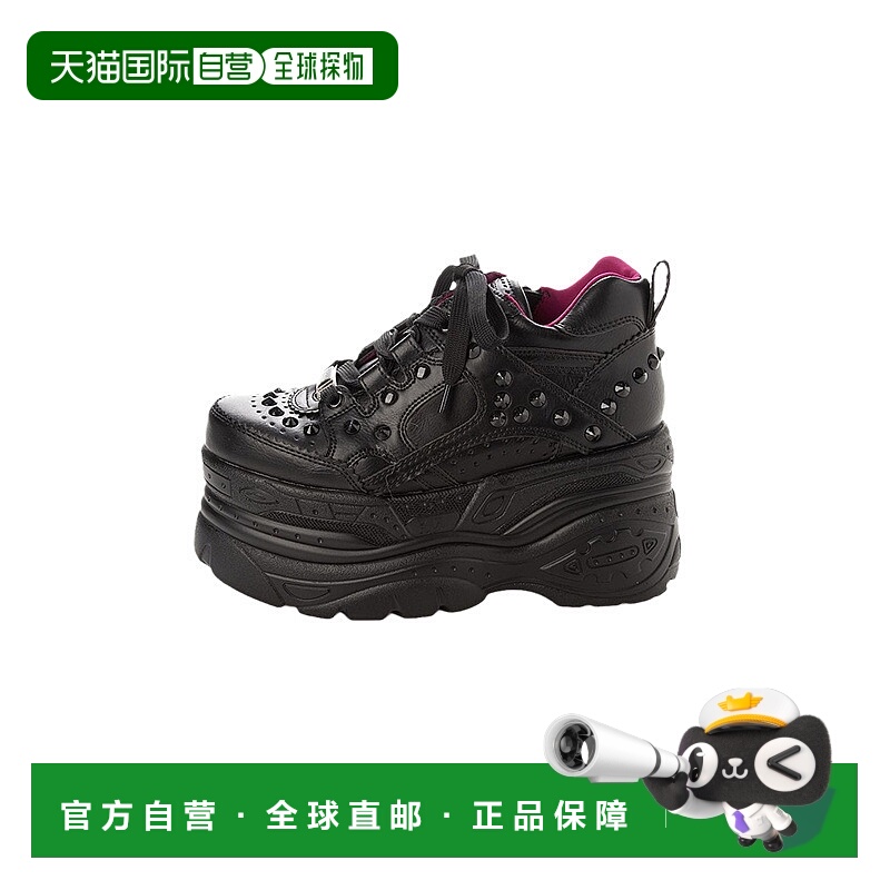 【日本直邮】yosuke厚底运动鞋铆钉低帮系带暗黑朋克风正品休闲