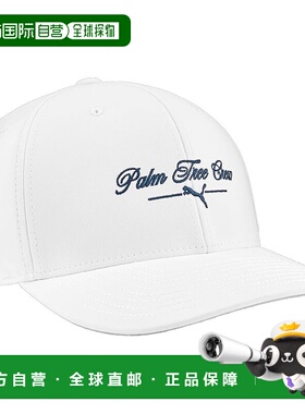 【日本直邮】彪马 高尔夫PTC文字科技帽 男 白色/深蓝户外