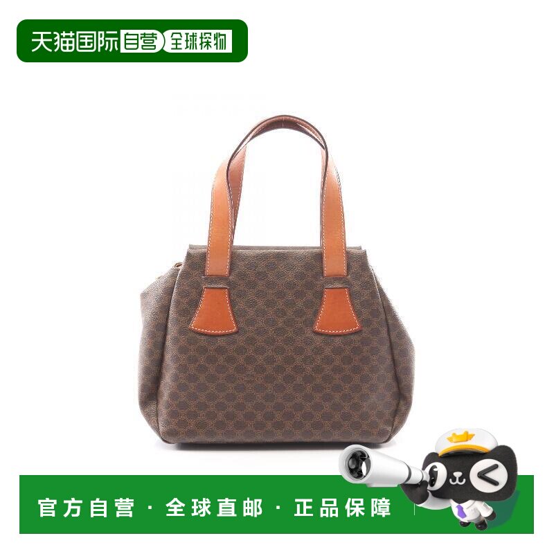 日本直邮中古二奢Celine赛琳女包B级9新Macadam涂层/防水帆布手提图片