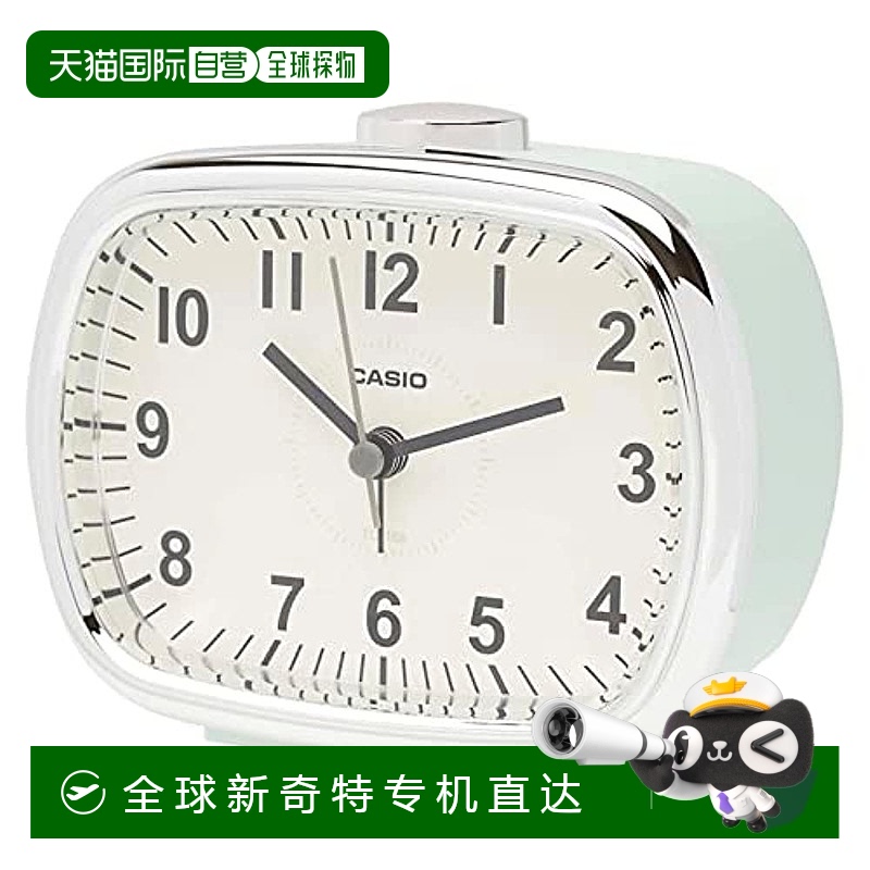 【日本直邮】CASIO卡西欧闹钟TQ-159-3JF时尚简约贪睡夜灯小闹钟