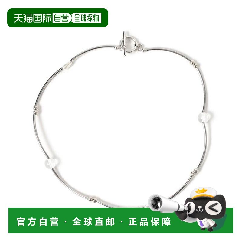 日本直邮BEAMS HEART 波浪透明串珠项链 支付后可退吊坠饰品1h