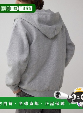 日本直邮AZUL BY MOUSSY 男装 裏起毛 連帽衛衣 半拉鏈設計 251JS