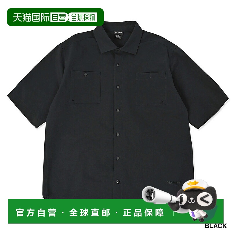 日本直邮Marmot DA 男女士透气短袖衬衫（MTSS25MSH019）