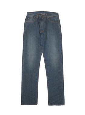 日本直邮Maison Margiela 男士蓝色拉链牛仔裤 (s50la0226 s30876