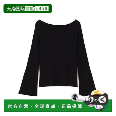 1h可退 日本直邮PROPORTION BODY DRESSING 喇叭袖一字肩针织衫