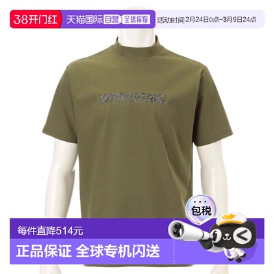 日本直邮BRIEFING 男士高尔夫半袖高领T恤 EARTH HIGHNECK RF BRG