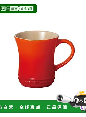 【日本直邮】酷彩马克杯(S)280ml橙色耐热耐冷微波炉烤箱兼容
