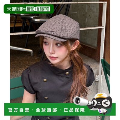 日本直邮RAY CASSIN 女士 豹纹水钻贝雷帽 RCN1062115A0001