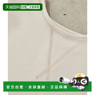 1h可退 日本直邮Whim Gazette 女士V字装饰半袖宽松上衣 WGZ10414