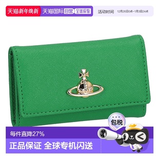 日本直邮VivienneWestwood薇薇安西太后皮革钥匙卡包51020015U