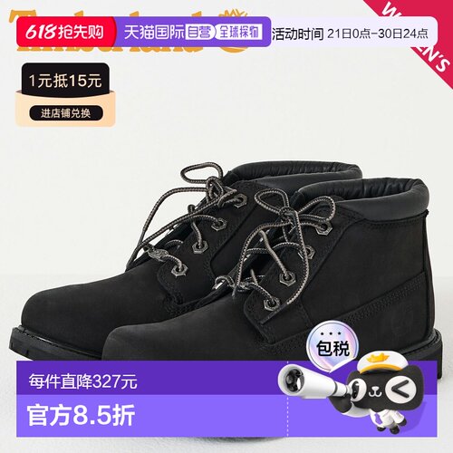 日本直邮Timberland 马球靴女式NELLIE 防水马球靴 23398 W 宽度