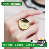 全铜树脂戒指 1h可退 BL645X5 女士 橙花主题 日本直邮axes femme