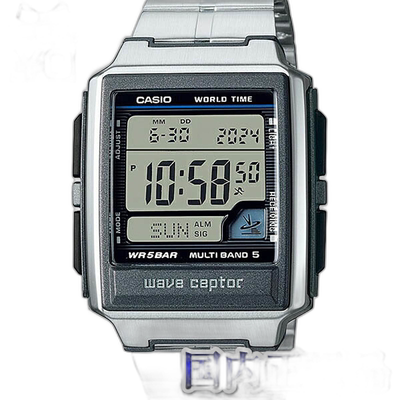 日本直邮 WV-59RD-1AJF WAVE CEPTOR CASIO 数字金属男士手表
