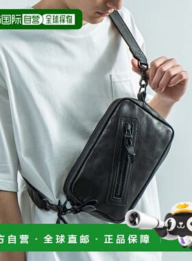 日本直邮Rocky Monroe 男士两用马皮革肩包/手拿包 [RK6854AU0051