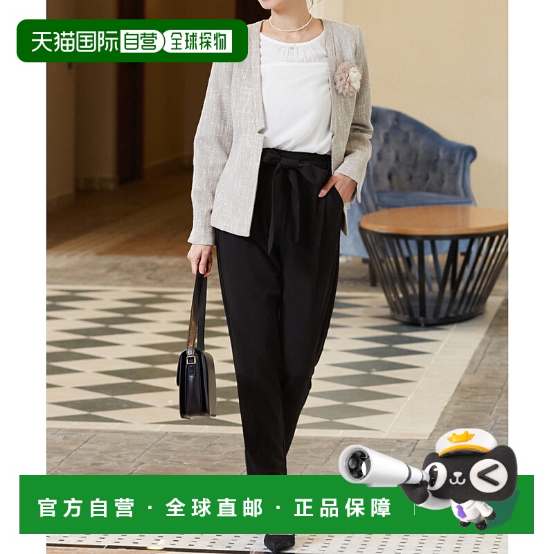 【日本直邮】Flolia　女士　直筒裤休闲流行穿搭外穿 舒适百搭