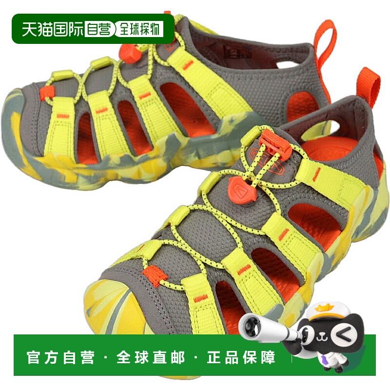 日本直邮KEEN 儿童凉鞋 Hyperport H2 HYPERPORT H2 月见草色/钢