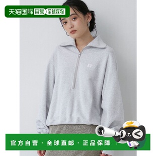 1h可退 日本直邮RUSSELL 女士前拉链立领套头衫 032452700201卫衣