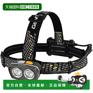 【日本直邮】GENTOS 头戴灯 LED灯 使用3节AA电池 SDH-332D头灯