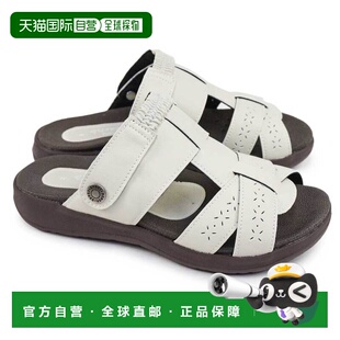 2WAY 日本直邮Pansy 后带 5521 穿孔舒适花卉轻便平底凉 女士凉鞋