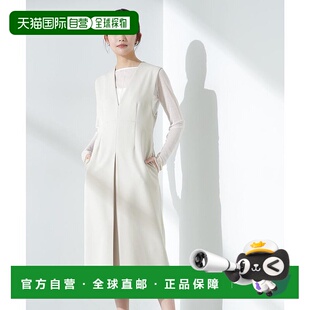 NA103EW116662 日常功能性V领塔克连衣裙 日本直邮NANO universe