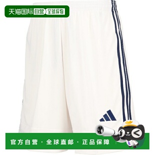 日本直邮adidas Custom Squadra 25 短裤足球比赛裤JJ2515Z-WHTNV