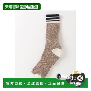 三线条纹舒适短袜 1h可退 休闲风格 男士 118031079 日本直邮SHIPS