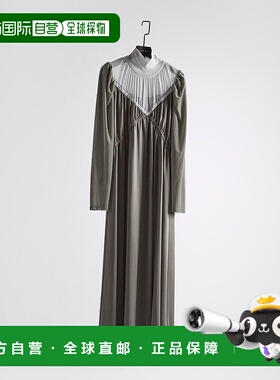 日本直邮UNITED TOKYO YOHEI OHNO X字褶皱女士连衣裙 144211005