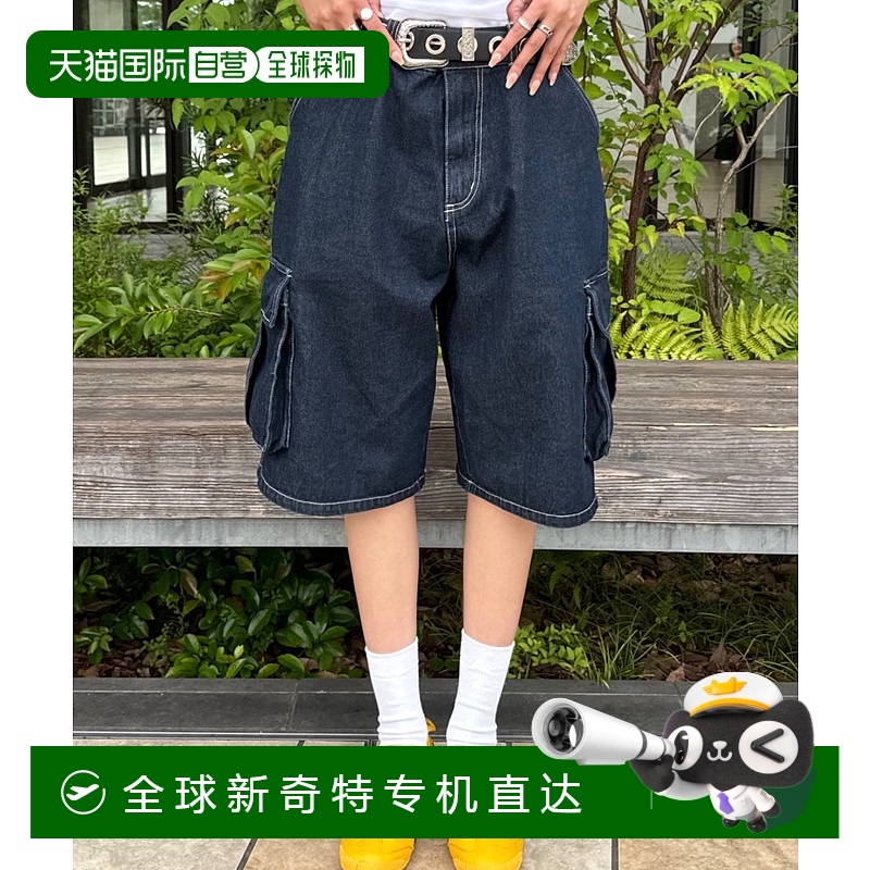 1h可退 日本直邮INTER FACTORY女装夏日宽松工装短裤 ITETO252001
