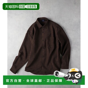 衬衫 1h可退 仿麻休闲商务长袖 NUMBER男装 可搭配套 日本直邮BACK