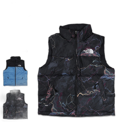 日本直邮 THE NORTH FACE 羽绒背心外层复古 Nuptse 男士防寒复古