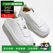 女士低帮皮革标志鞋 日本直邮BURBERRY 盒子 8083385 运动鞋 BOX