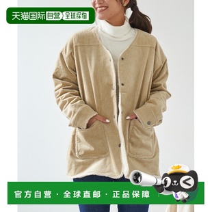 女装 pacific 宽松灯芯绒半拉链仿毛绒外套 日本直邮ocean 1h可退
