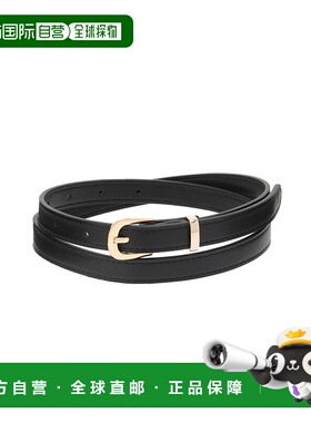 1h可退 日本直邮LAGUNAMOON 女装 仿皮窄版腰带 金属扣设计 03256