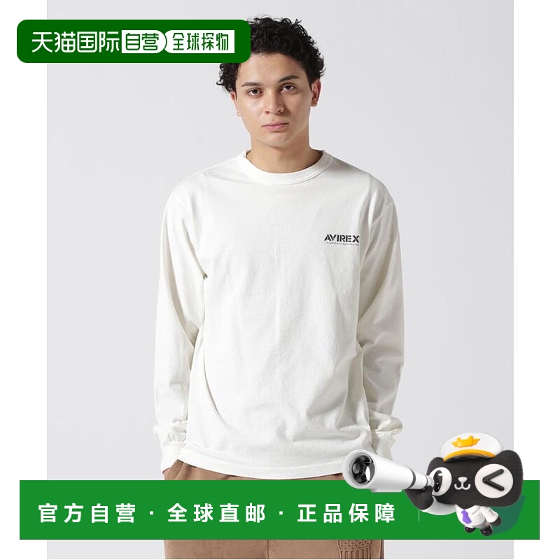 日本直邮AVIREX L/S Fade Wash Vintage Label 上衣 [EA AV1129EM