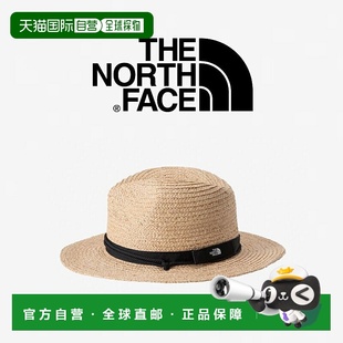 日本直邮The North Face 男士拉菲草编织帽NN02439自然色