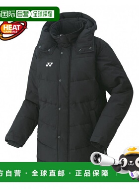 日本直邮YONEX 网球半长款羽绒服[90074] 黑色