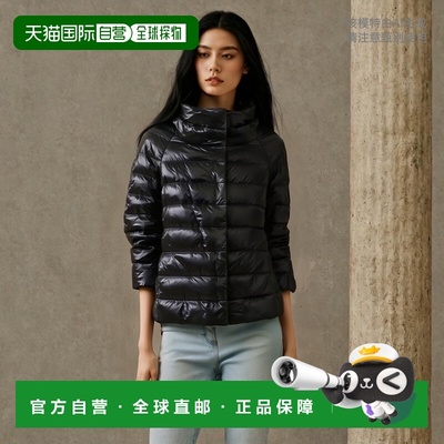 日本直邮HERNO 羽绒服外套斗篷黑色女士 HERNO PI0046DIC 12017Z