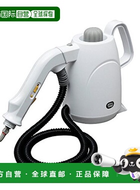 【日本直邮】IRIS OHYAMA爱丽思高温蒸汽清洁机/手提式/白&灰色