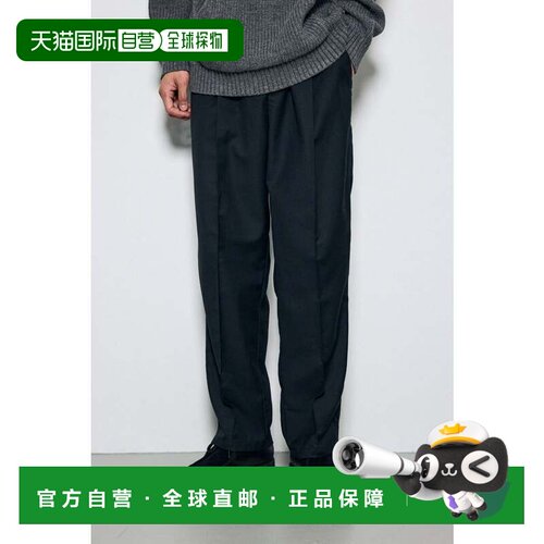 日本直邮MOUSSY 易穿锥形裤 黑色休闲裤