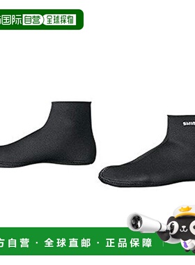 【日本直邮】禧玛诺 CR(分趾)短款钓鱼袜套 黑色 SC-085T 24-26
