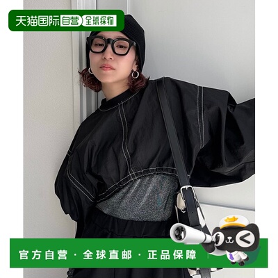 1h可退 日本直邮CFT. 女装 宽松版型 尼龙拼接短款套头衫 肩部撞