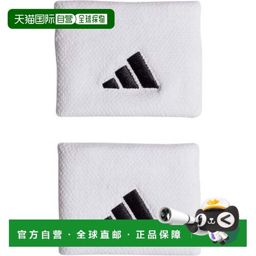 日本直邮adidas 阿迪达斯 网球护腕 S EVJ47 HT3910 （白/白/黑）