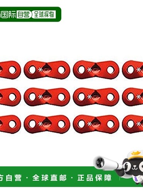 【日本直邮】Snow Peak雪峰 五金配件 防风绳固定扣 铝制红色R-05