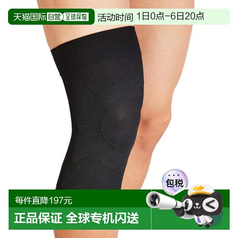 【日本直邮】Zamst赞斯特户外运动轻薄护膝左右通用M黑色 380002
