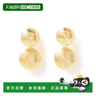 日本直邮LIE Rita STUDIO The 螺旋纹925银金镀圈圈 女士 1h可退