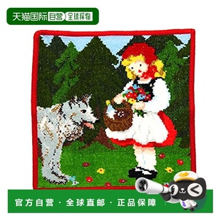 纯棉雪尼尔编织25cmx25cm 擦手用毛巾 FEILER 小红帽 日本直邮